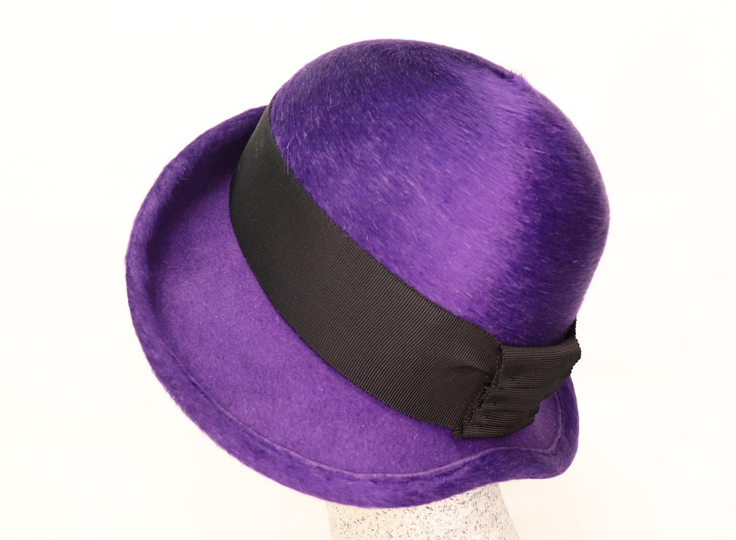 20s flap hat purple