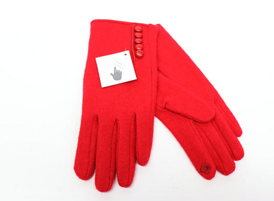 Wollhandschuh mit Knöpfen