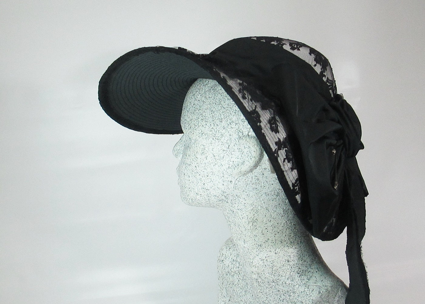 Stella top hat black - white