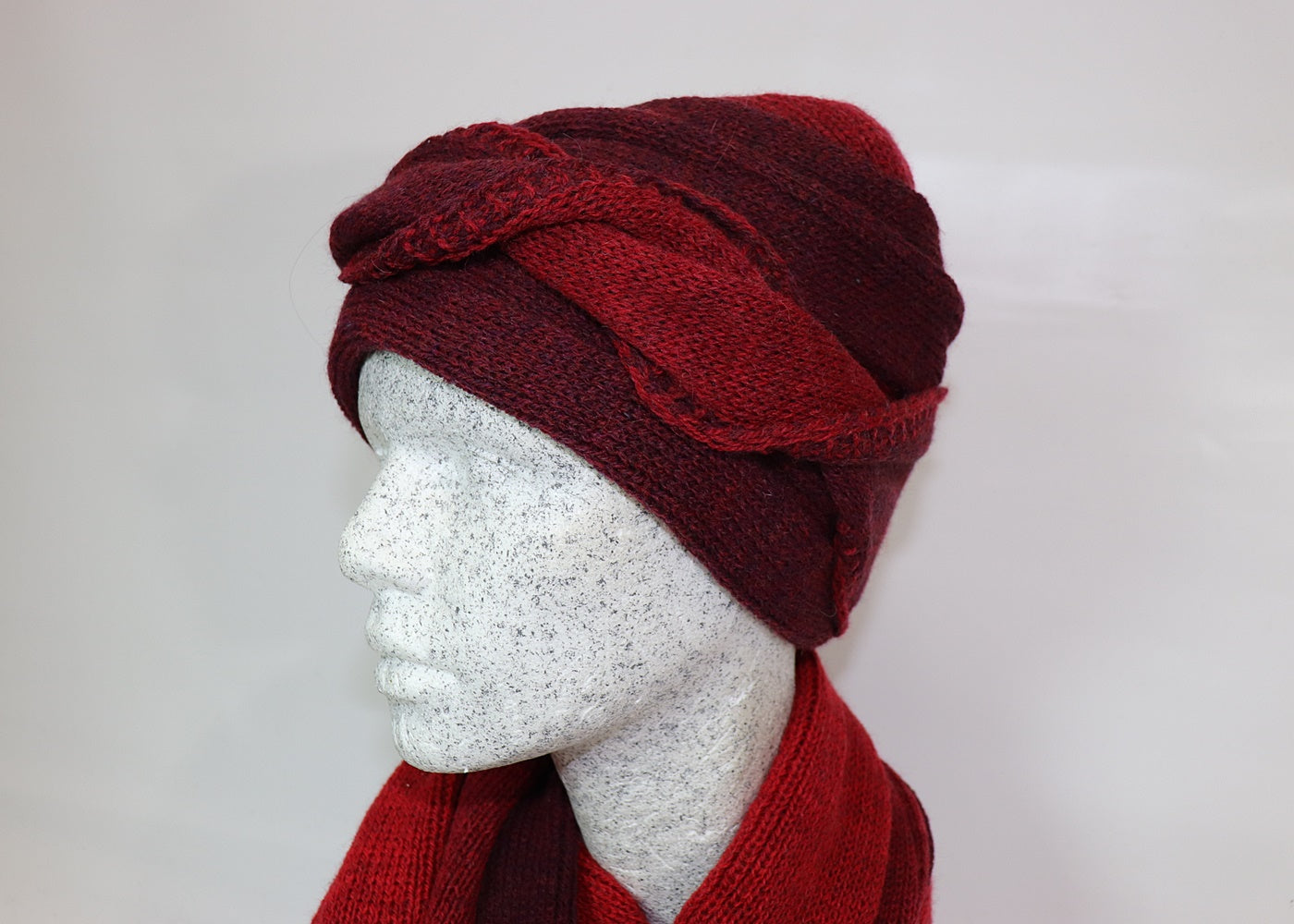 Knitted set with turban
