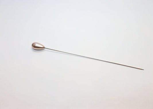 Hutnadel 20 cm mit Tropfenperle - Hutmanufaktur Hanni-Modelle
