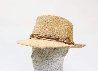 Straw hat - Crochet raffia extra fine
