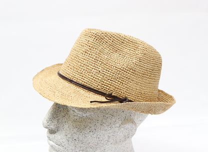 Men's straw hat - trilby