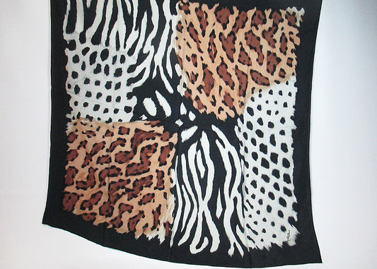 Seidentuch Animal Print - Hutmanufaktur Hanni-Modelle